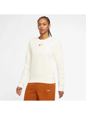 Nike Sportswear Phoenix Fleece DQ5751-133 Kadın Sweatshirt - Krem