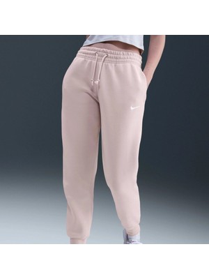 Nike FZ7626-667 Sportswear Phoenix Fleece Normal Belli Kadın Eşofman Altı - Toz Pembe