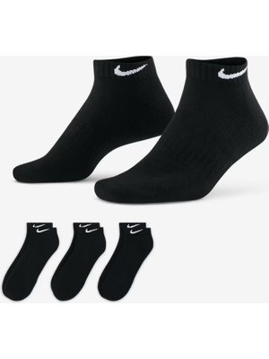 Nike SX7667-010 Everyday Cushioned Low Antrenman Çorapları (3 Çift)