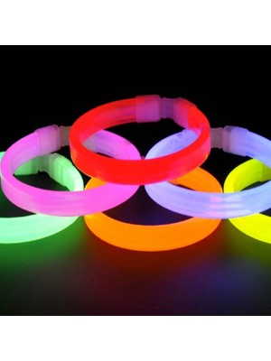 Salmore Mey Ithalat® Glow Partisi Fosforlu Ekstra Kalın Bileklik 6 Renk 6’lı Set – Baskı Yapılabilir