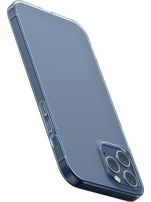 Northcity Baseus Simple Case Iphone 12 Pro 6.1 Ince Şeffaf Silikon Kılıf