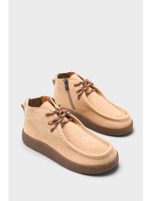 Capone Outfitters Cammy Hakiki Nubuk Deri Konfor Kadın Bot