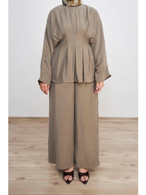 Beyruha Collection Pileli Dikişli Takım