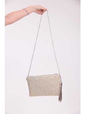 Celestial Collection Star Portföy & Clutch Yıldız Desenli Çanta
