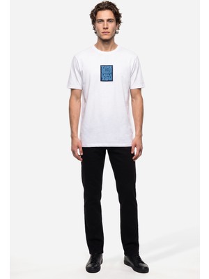 Mudo Erkek Siyah Slim Straight Fit Pantolon