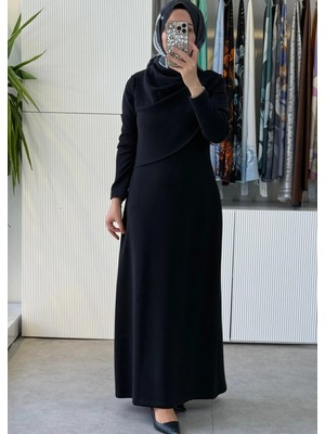 Nuss 2044 Elbise Siyah