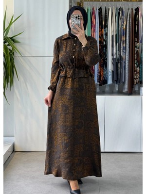 Nuss 2052 Elbise Gold
