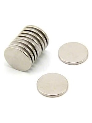 Kazan Hobi Dünya Magnet 10 Adet 12 x 2 mm Yuvarlak Neodyum Mıknatıs Magnet