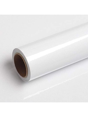Kazan Hobi 40 cm x 5 M Yapışkan Folyo, Mobilya Beyaz Parlak Folyo, Mutfak Dolabı Folyosu, Kendinden Yapışkanlı Duvar Kağıdı, Kapı Için, Yıkanabilir