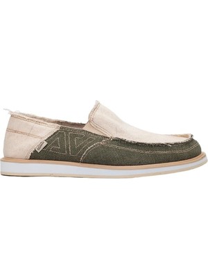 Kazan Hobi 1331 Lınen Espadrıl Keten Erkek Ayakkabı Bej/hakı