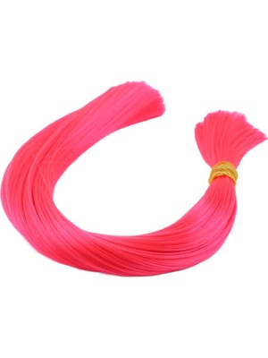 Kahveci Elektronik Store Neon Pembe Renkli Sentetik Boğum Saç - 1kg