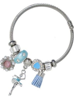 Girardi Taşlı Balerin Charm Bileklik GRDB33129-4