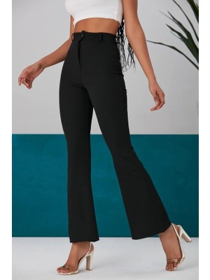 Gökyüzü Moda Kadın Krep Kumaş Pantolon