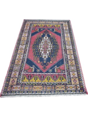 Zehra Abla Halı Vintage El Dokuması Arısama Model Niğde Yün Halı 7463