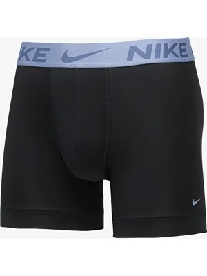 Nike Nıke Erkek Marka Logolu Günlük Kullanıma Uygun Siyah- Çok Renkli Boxer 0000KE1157 Qdq