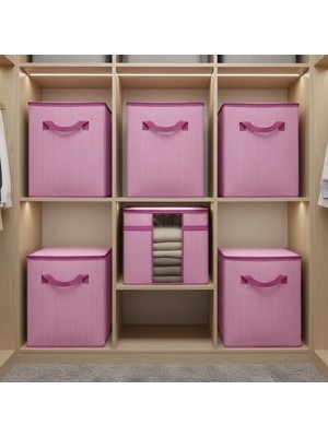 Pileli Store 12 Adet Pencereli Hurç Mega Boy Çok Amaçlı Düzenleyici 40X40X75 cm 0256