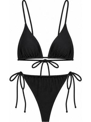 Pierre Cardin Ipli Üçgen Bikini Takımı
