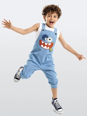 Denokids Yeah Erkek Çocuk Gabardin Tulum