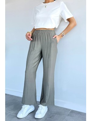 Gülseli Çimalı Bol Paça Pantolon P-00022290