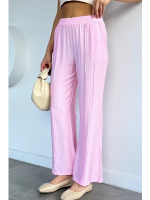 Gülseli Çimalı Bol Paça Pantolon P-00022290