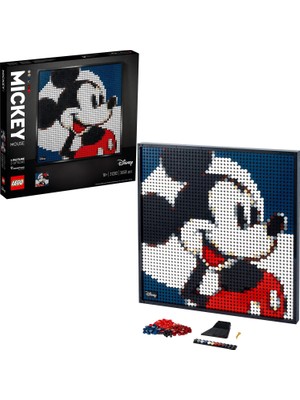 LEGO Art Disney’s Mickey Mouse 31202 - 2658 Parça Yetişkinler için Duvar Dekoru Seti