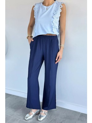 Gülseli Çimalı Bol Paça Pantolon P-00022290