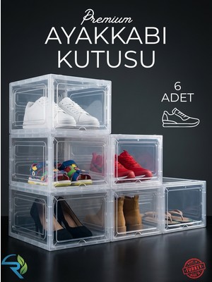 Rika Garden Şeffaf Ayakkabı Kutusu