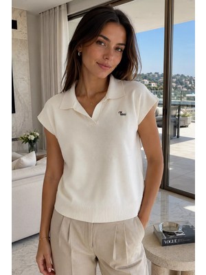 Gülseli Kadın Japone Kol Polo Yaka Triko Bluz P-00022044