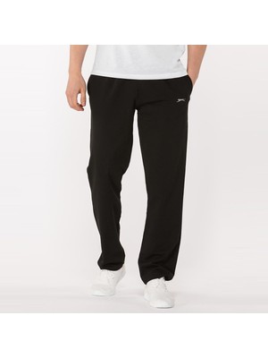 Slazenger OTEKS Erkek Eşofman Altı Siyah Rahat Tasarım ve Günlük Kullanım İçin Uygun