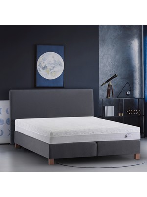 Viscoflex Nora+ Tek Kişilik Ortopedik Yıkanabilir Kılıflı Visco Yatak 90 x 190 cm