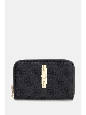 Guess Yvonne Logo Slg Med Zıp Around