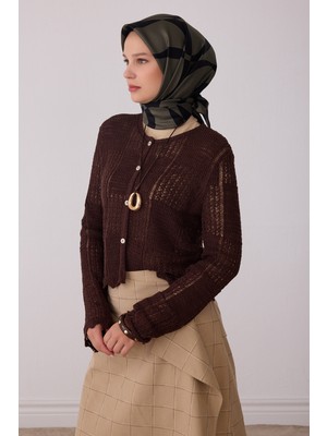 Belli Soyut Desen %100 Twill Ipek Eşarp BE29-39