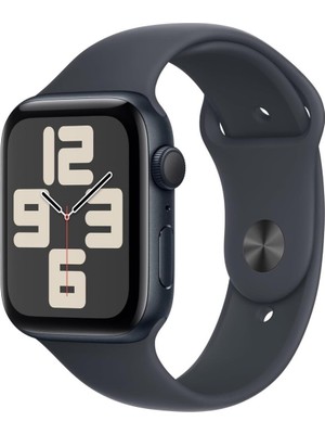 Apple Watch Se 2 Gps 44MM Gece Yarısı Alüminyum Kasa ve Spor Kordon Akıllı Saat - Teşhir