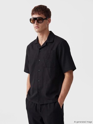 LC Waikiki Regular Fit Resort Yaka Erkek Gömlek  (S6)