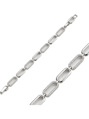 Merano Design Sir Rhodium Bileklik