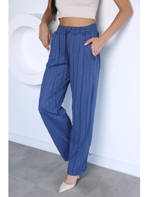 Gülseli Kadın Bel Lastikli Pantolon P-00021690