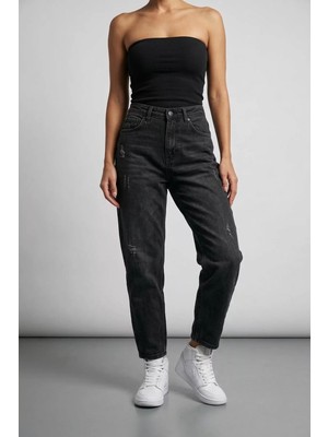 Gülseli Kadın Yüksek Bel Jean Kot Pantolon P-00021614