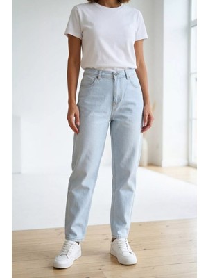 Gülseli Kadın Yüksek Bel Jean Kot Pantolon P-00021578