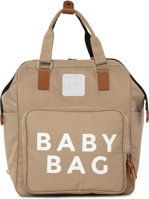 Bagmori Vizon Baby Bag Renkli Baskılı Cepli Anne Bebek Bakım Sırt Çantası Yüksek Kapasite ve Soft Malzeme