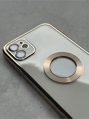 Emybox Apple Iphone 11 Arkası Şeffaf Kamera Korumalı Logo Detaylı Premium Yanları Parlak Telefon Kılıfı