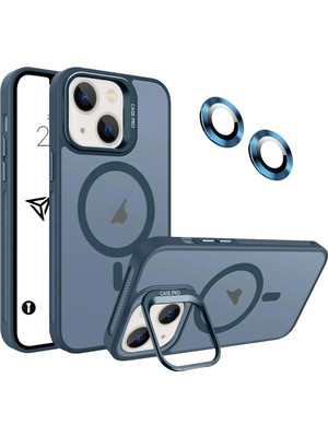 Emybox Apple Iphone 16 Plus Kamera Korumalı Stantlı Magsafe Destekli Lens Koruyucu Hediye Telefon Kılıf