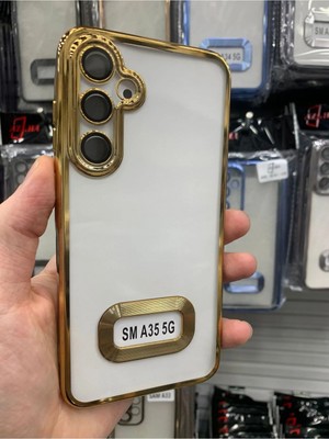 Emybox Samsung Galaxy A35 5g Kamera Lens Korumalı Şeffaf Yumuşak Silikon Telefon Kılıfı Kapak