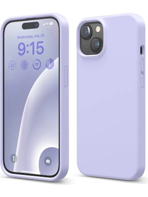 Emybox Iphone 14 / 13 Içi Kadife Soft Yumuşak Kamera Açık Lansman Telefon Kılıfı Kapak