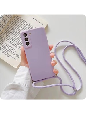Emybox Samsung Galaxy S20 Fe Telefon Kılıfı - Boyun Askılı Içi Kadife Lansman Yumuşak Silikon Kılıf