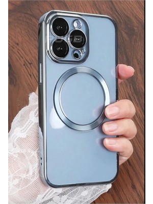 Emybox Iphone 11 Promax Logo Açık Kamera Lens Korumalı Arkası Şeffaf Yumuşak Silikon Kapak Telefon Kılıfı