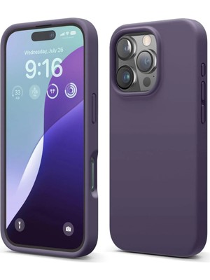 Emybox Soft Grade Serisi L Iphone 16 Pro Içi Kadife Kamera Korumalı Lansman Silikon Telefon Kılıfı