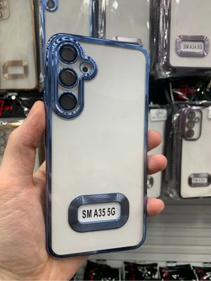 Emybox Samsung Galaxy A35 5g Kamera Lens Korumalı Şeffaf Yumuşak Silikon Telefon Kılıfı Kapak
