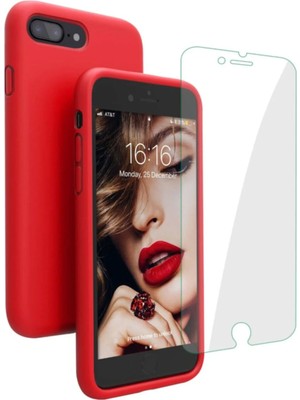 Emybox Iphone 7 8 Se 2020 Içi Kadife Soft Lansman Silikon Telefon Kılıfı - Ekran Koruyucu Hediye