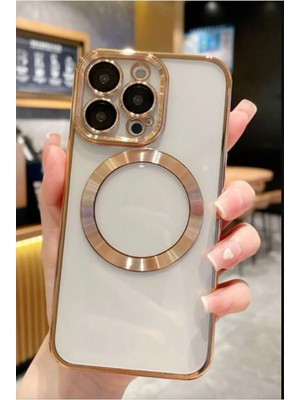 Emybox Iphone 11 Promax Logo Açık Kamera Lens Korumalı Arkası Şeffaf Yumuşak Silikon Kapak Telefon Kılıfı