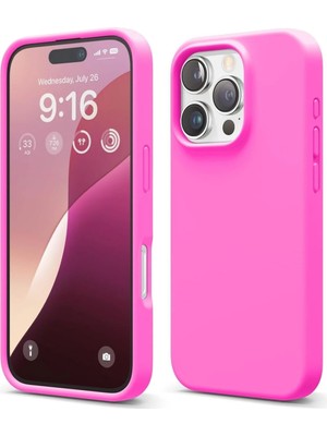 Emybox Soft Grade Serisi L Iphone 14 Pro Içi Kadife Kamera Korumalı Lansman Silikon Telefon Kılıfı